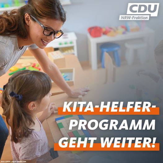 Betreuung für unsere Kinder, Entlastung für Erzieherinnen und Erzieher: Das Kit...