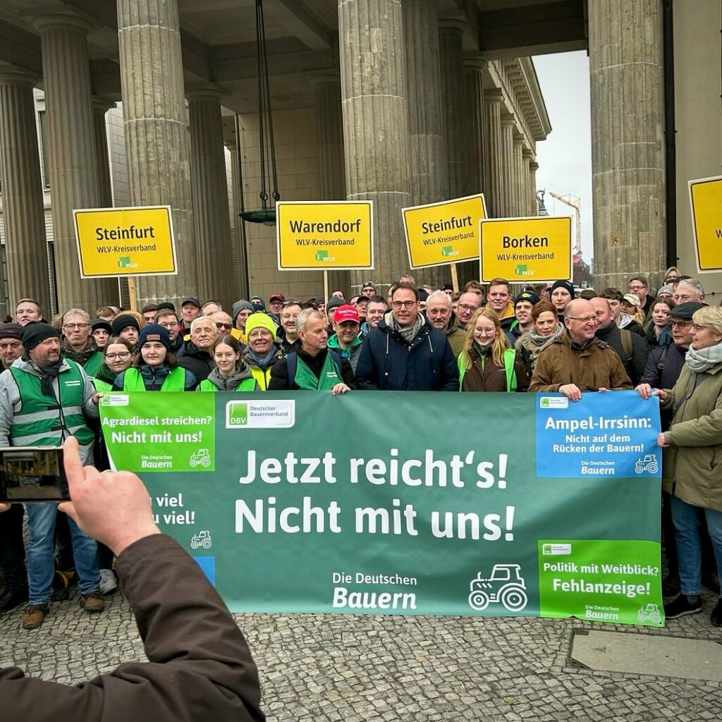 Die Wut unserer Bäuerinnen und Bauern ist zurecht groß. Die Ampel-Regierung pla...