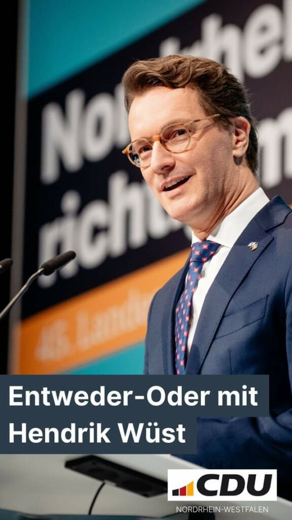 Entweder-Oder mit unserem Landesvorsitzenden @hendrik.wuest 
 #entwederoder #cd...