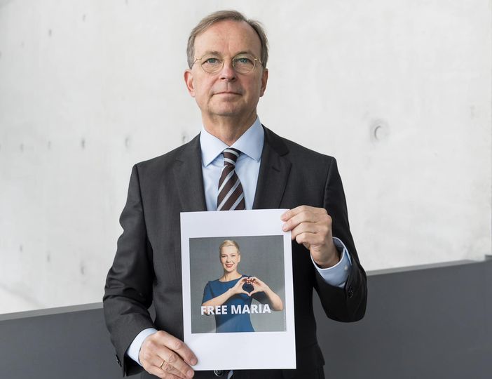 Ich kämpfe weiterhin für Maria #Kolesnikowa und die Oppositionsbewegung in Bela...