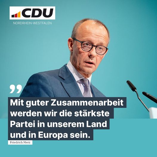 In seiner Rede betont unser Bundesvorsitzender Friedrich Merz wie wichtig Zusam...