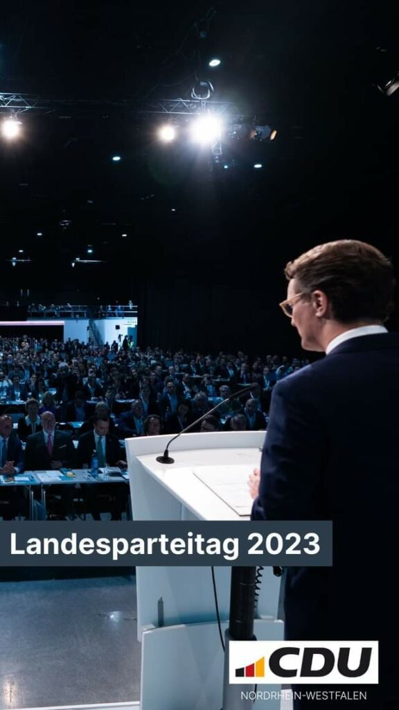 Landesparteitag 2023
 #cdulpt23 nrwrichtigmachen