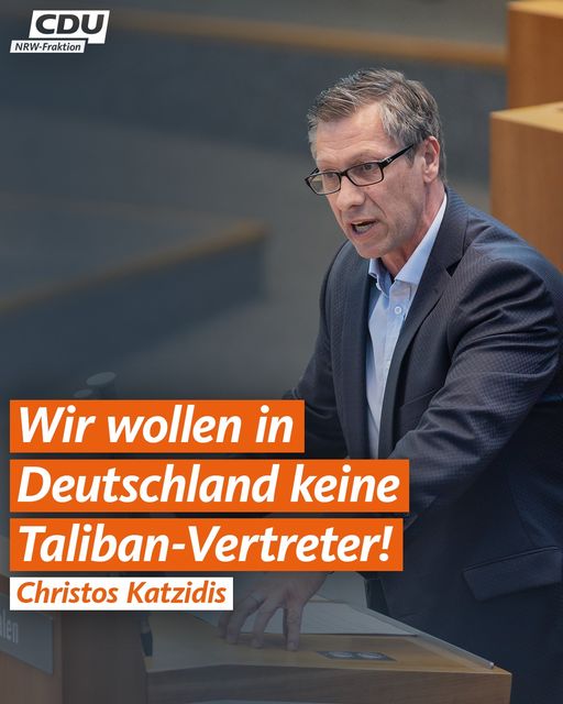 Wir wollen keine Taliban-Vertreter in Deutschland haben! Das hat unser innenpol...