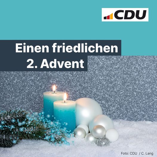 Wir wünschen Ihnen und Ihren Liebsten einen ruhigen und besinnlichen zweiten A...