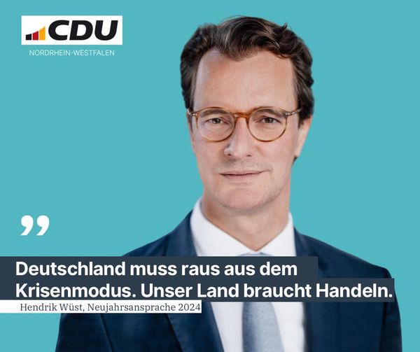 „Deutschland muss raus aus dem Krisenmodus. Unser Land braucht Handeln. Reden u...