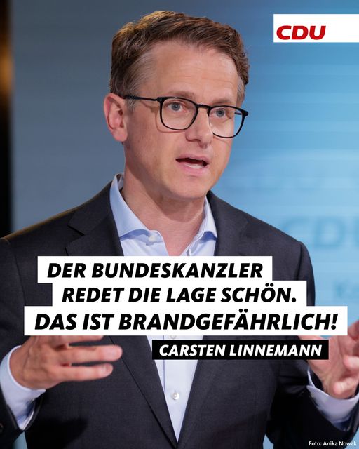 Carsten Linnemann im Interview im der Rheinischen Post: „Ich rede jeden Tag mi...