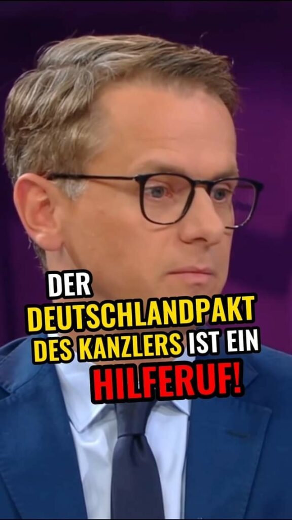 Der #Deutschlandpakt des Kanzlers ist ein #Hilferuf! Weil er es nicht schafft,...