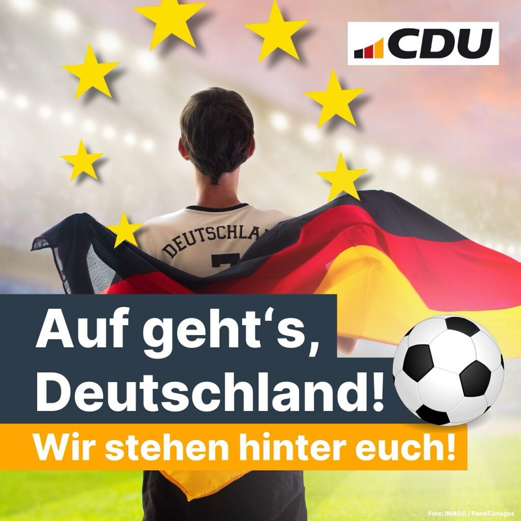 Schwarz und weiß - wir stehen an eurer Seite! 

Heute startet unsere Heim-EM. W...