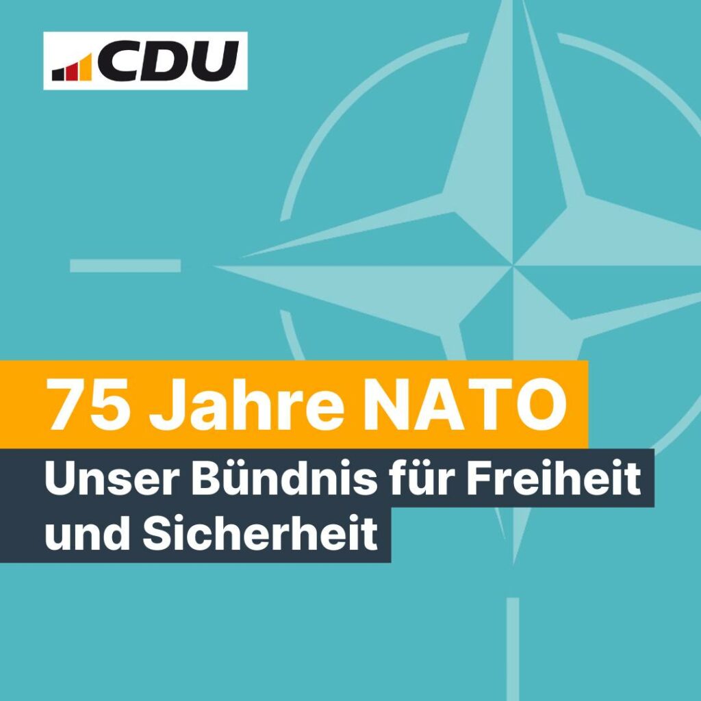 Die #NATO wird heute 75 Jahre alt. Unsere #Freiheit und unser #Frieden werden s...