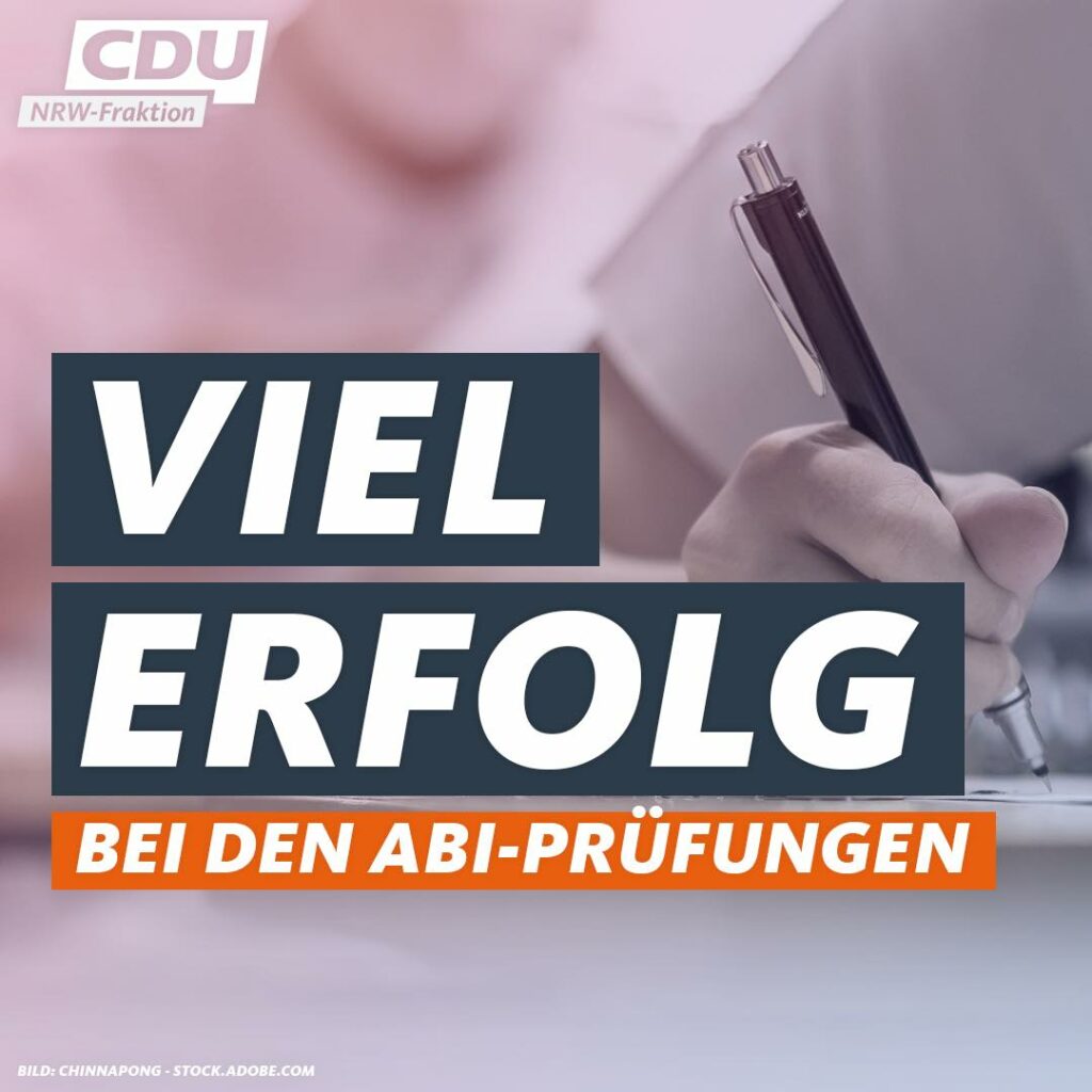 Heute starten auch bei uns in NRW die Abiturprüfungen. Wir wünschen allen Schüle...