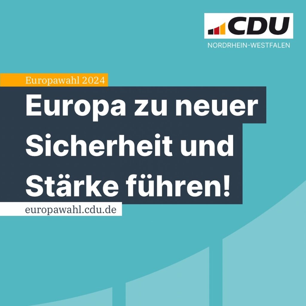 In wenigen Wochen ist #Europawahl - nutze deine Stimme für mehr #Sicherheit