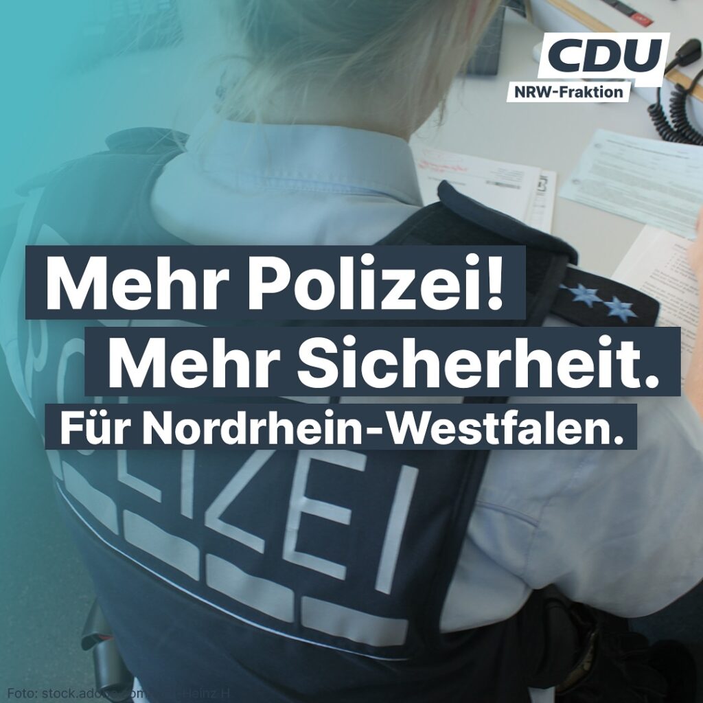 Die Polizei Nordrhein-Westfalen wächst weiter!  Auch in diesem Jahr gibt’s Zuwac...