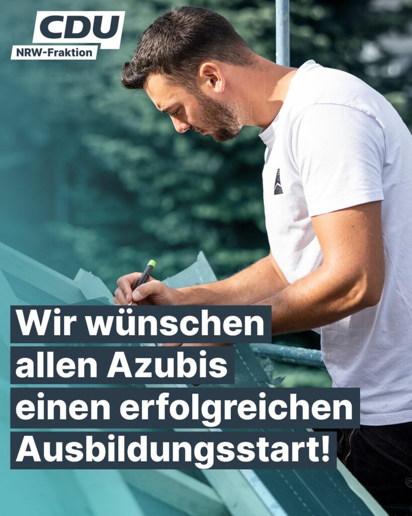Heute beginnt in vielen Bereichen das neue Ausbildungsjahr. Das bedeutet für vie...
