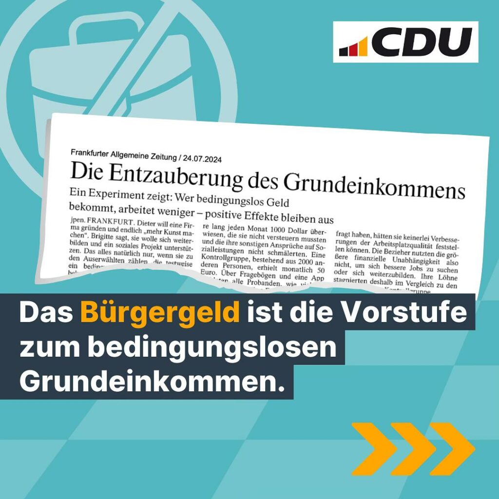 Leistung muss sich endlich wieder lohnen!  

Das Experiment des Vereins „Mein Gr...