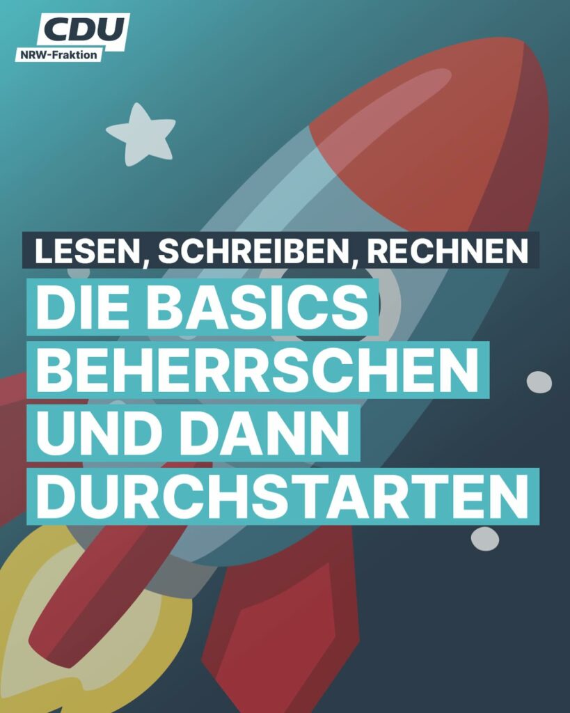 Lesen, Schreiben, Rechnen: das sind die Fähigkeiten, die den Weg für eine gute s...