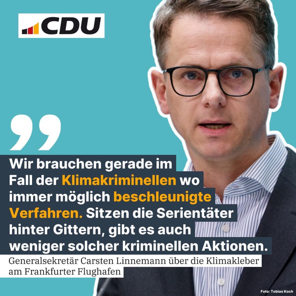 Wir fordern: Durchgreifen gegen Klimakriminelle! Sie gefährden Menschenleben un...