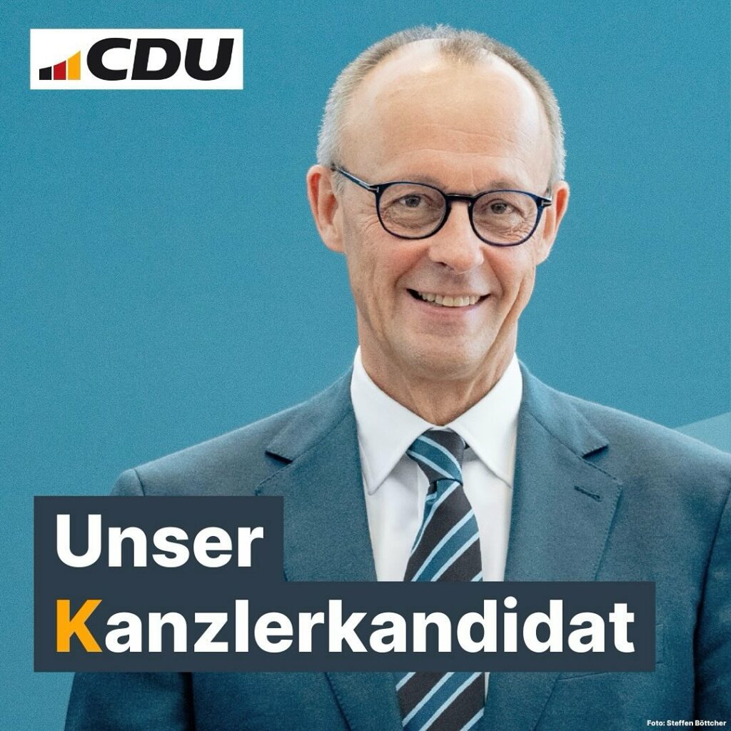 Einstimmig beschlossen: Unser Kanzlerkandidat Friedrich Merz. Für ein Deutschlan...