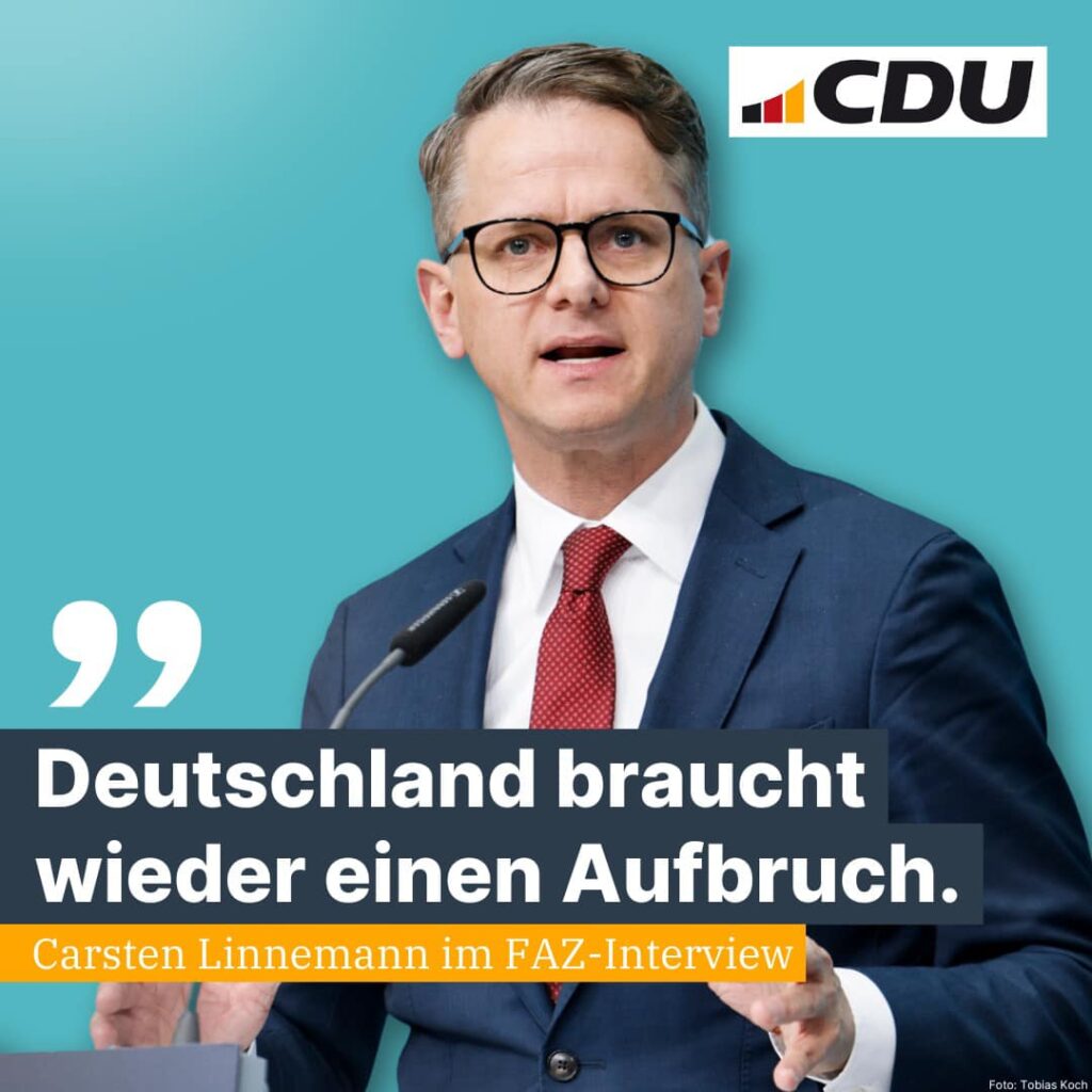 „Deutschland braucht wieder einen Aufbruch. Durch Deutschland muss ein Ruck gehe...
