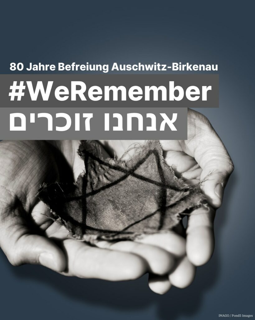 Auschwitz darf nie vergessen werden! Am heutigen Holocaust-Gedenktag, 80 Jahre n...