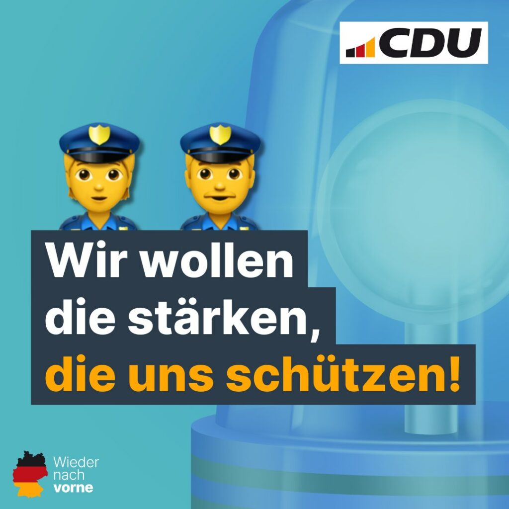 Wir wollen Recht und Ordnung wieder durchsetzen! Unsere Sicherheitskräfte tun al...