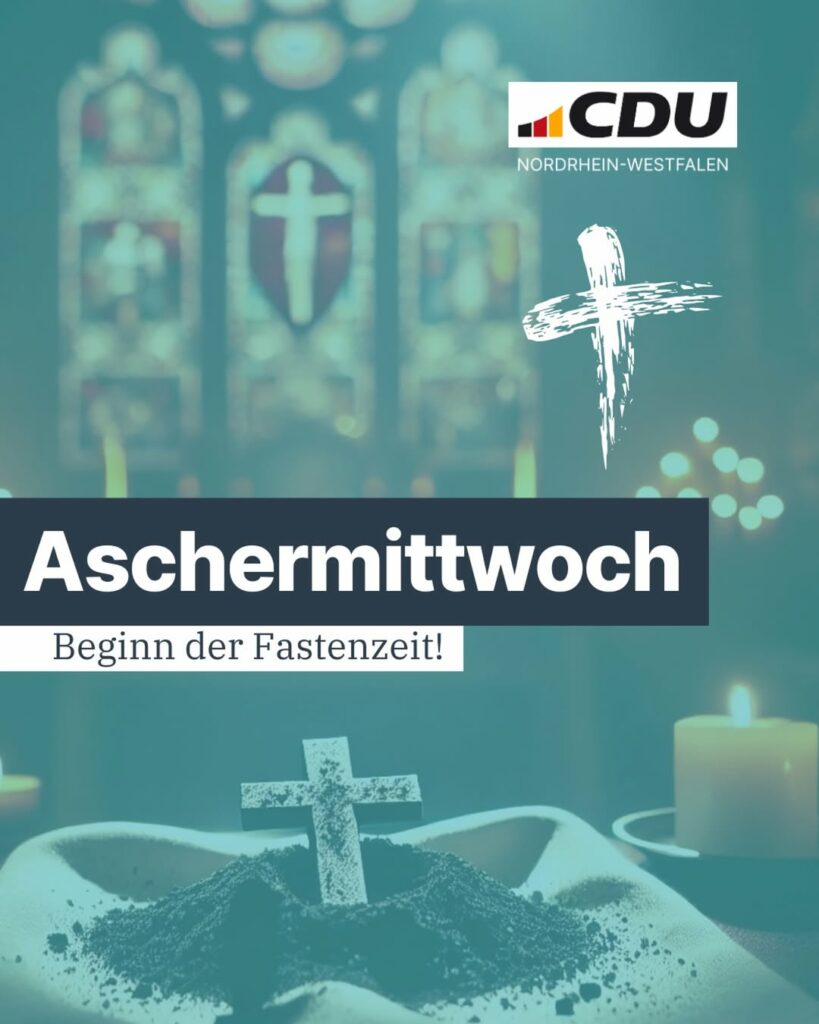 Aschermittwoch – Der Beginn der vierzigtägigen Fastenzeit.  

Eine Zeit der Besi...