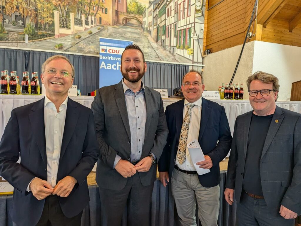 Bezirksparteitag der CDU in Mechernich-Kommern - neben der Neuwahl des Vorstande...