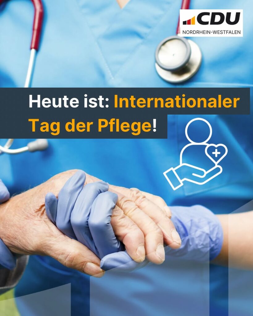 Heute ist: Internationaler Tag der #Pflege. 
#Pflegekräfte leisten Tag für Tag G...