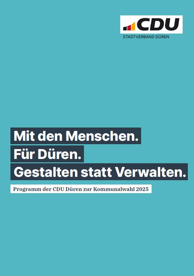Mit den Menschen. Für Düren. Gestalten statt Verwalten!
Stadtverband Düren stell...