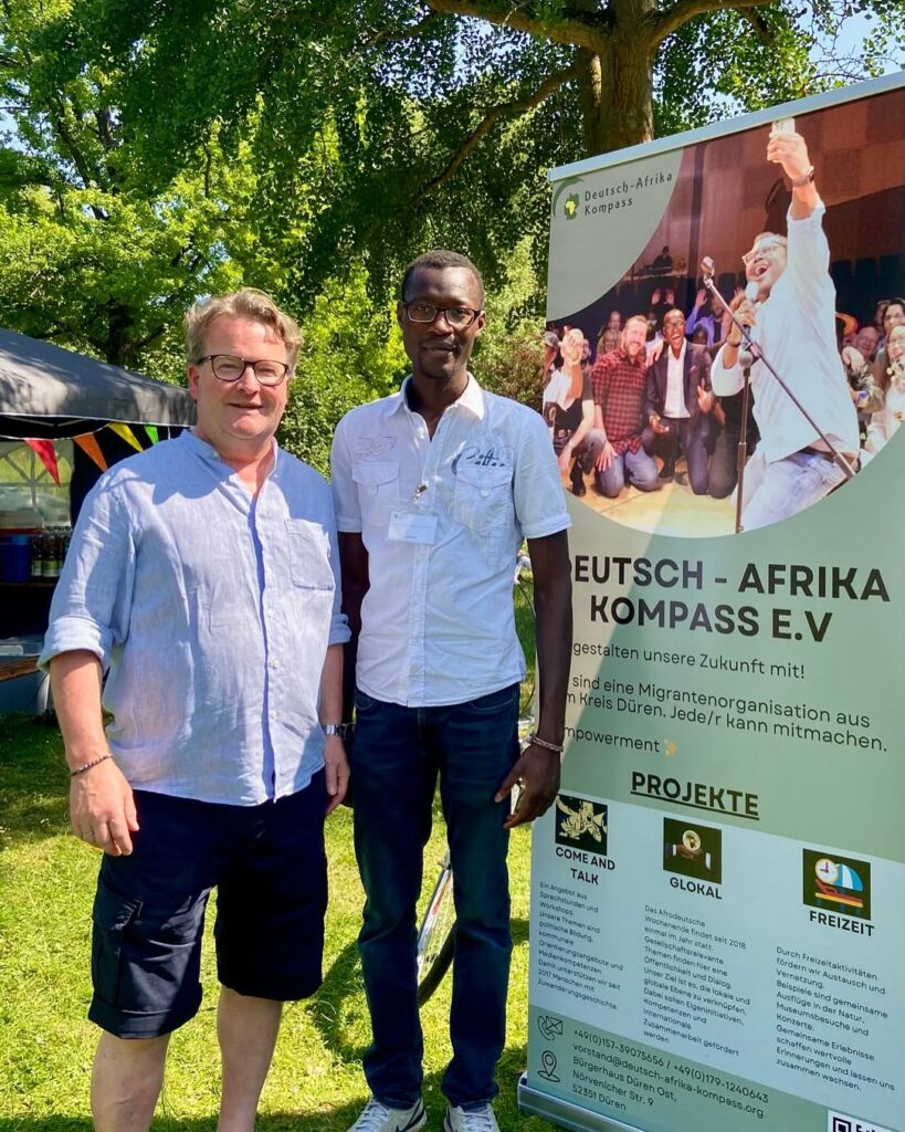 Deutsch-Afrika GLOKAL 25-Festival im Willy-Brandt-Park in Düren. Mit Kultur, Spo...