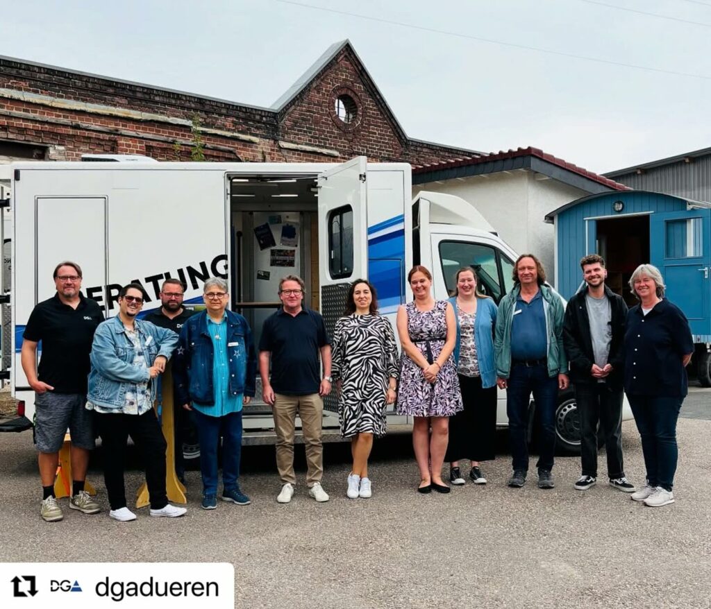 Besuch bei der DGA in Düren. Vielen Dank für die freundliche Einladung, die Präs...