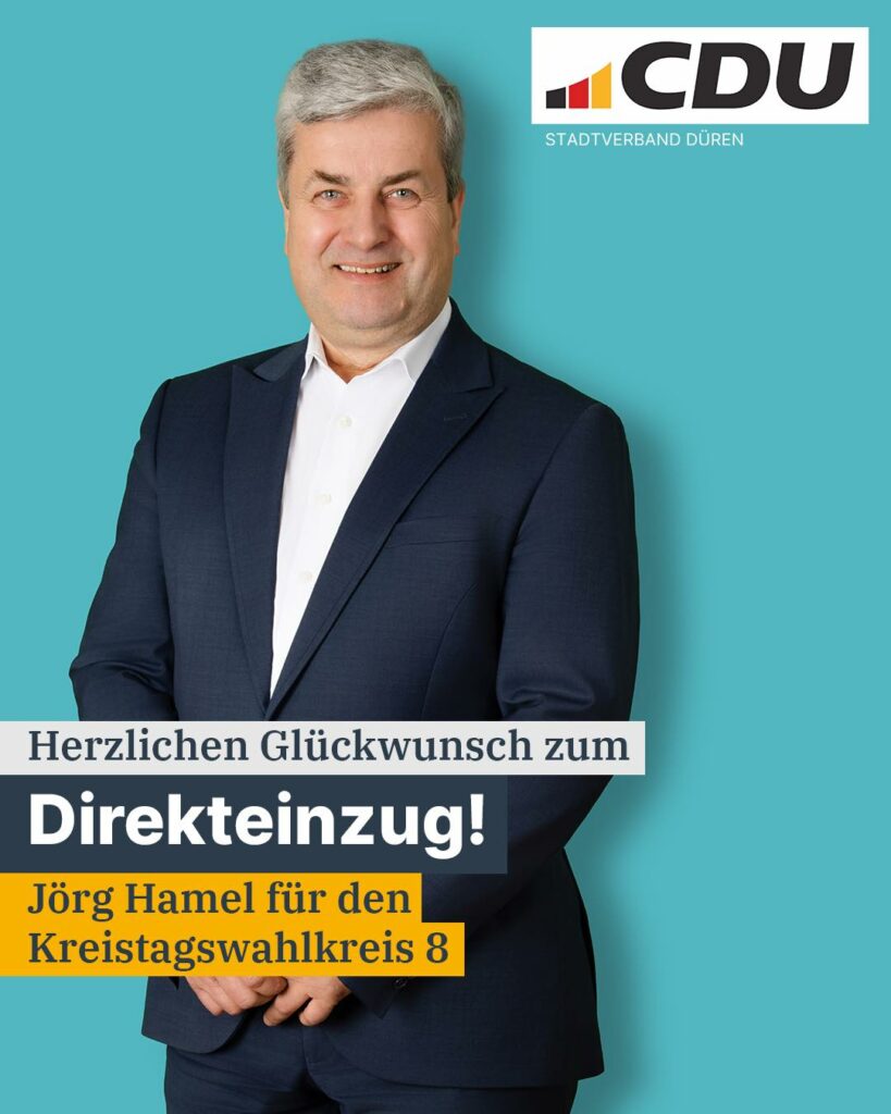 Die Bürgerinnen und Bürger im Kreistagswahlbezirk 8 haben gewählt: Wir gratulier...