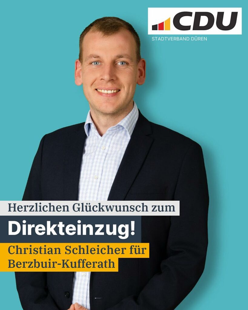 Die Bürgerinnen und Bürger in Berzbuir-Kufferath haben gewählt: Wir gratulieren ...