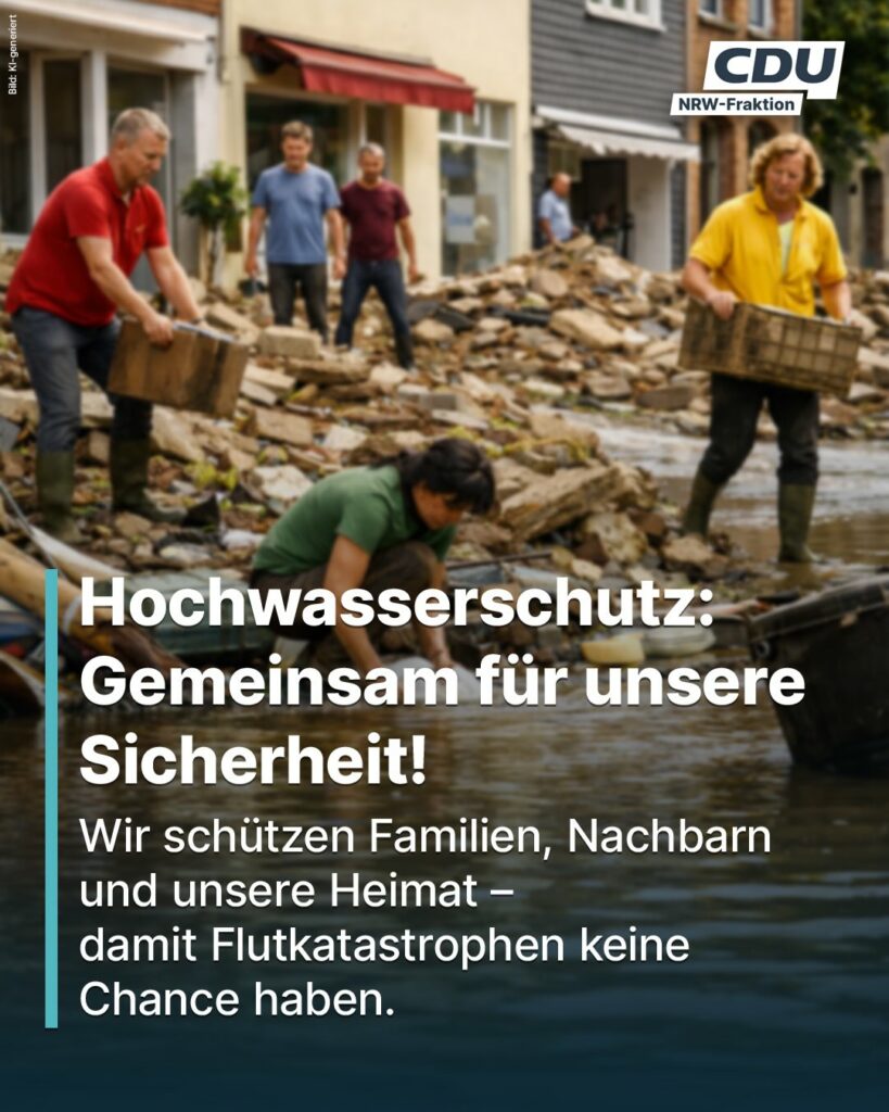 Starkregen und Überschwemmungen kennen keine Grenzen – sie können uns alle treff...
