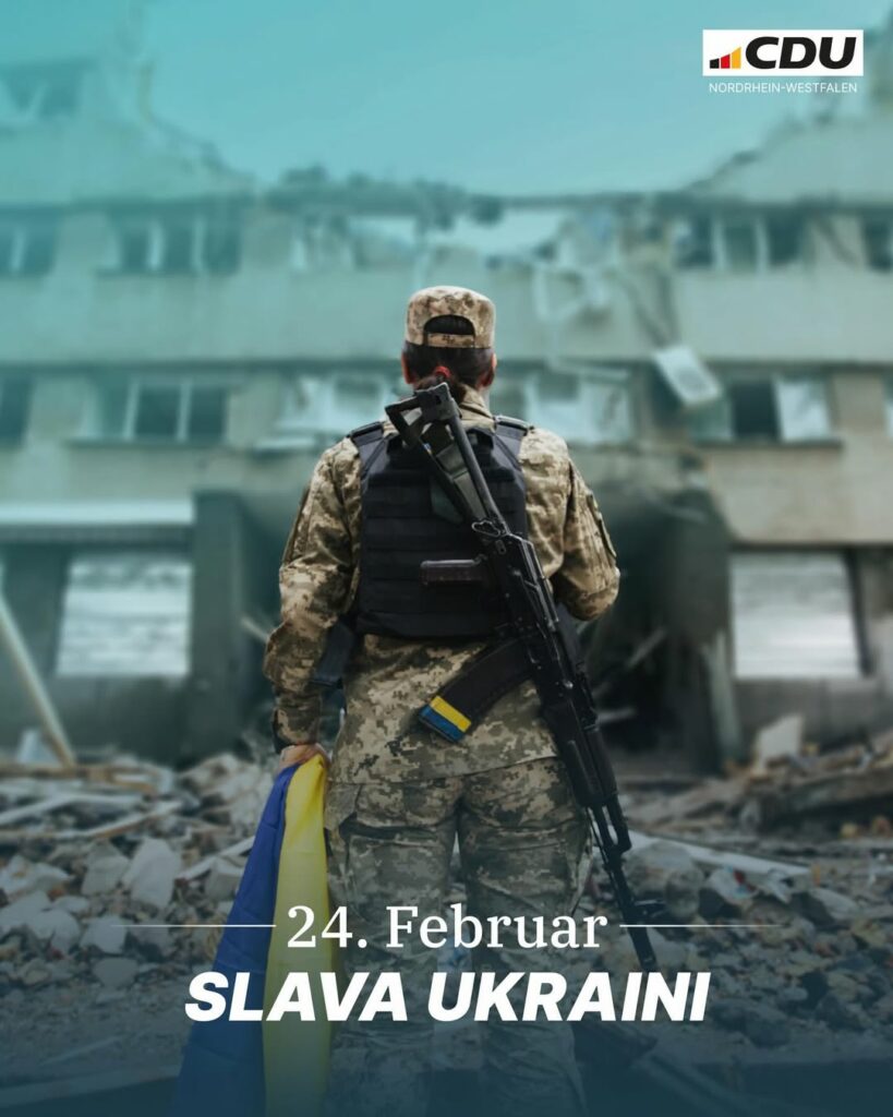 Vier Jahre Krieg in Europa. Vier Jahre ukrainischer Widerstand gegen russische A...