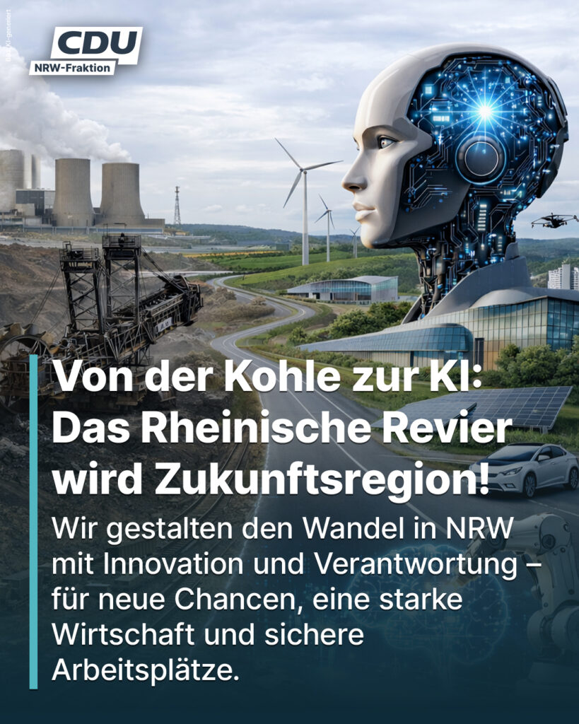 Von der Kohle zur KI – das Rheinische Revier wird Zukunftsregion!
Mit dem Supe...