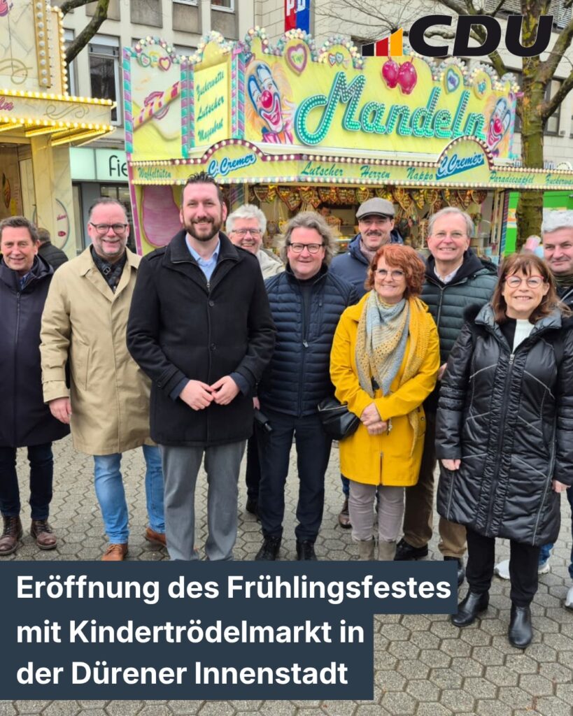 Frühlingsfest in Düren – dieses Jahr leider mit mehr Aprilwetter als Frühlingsso...