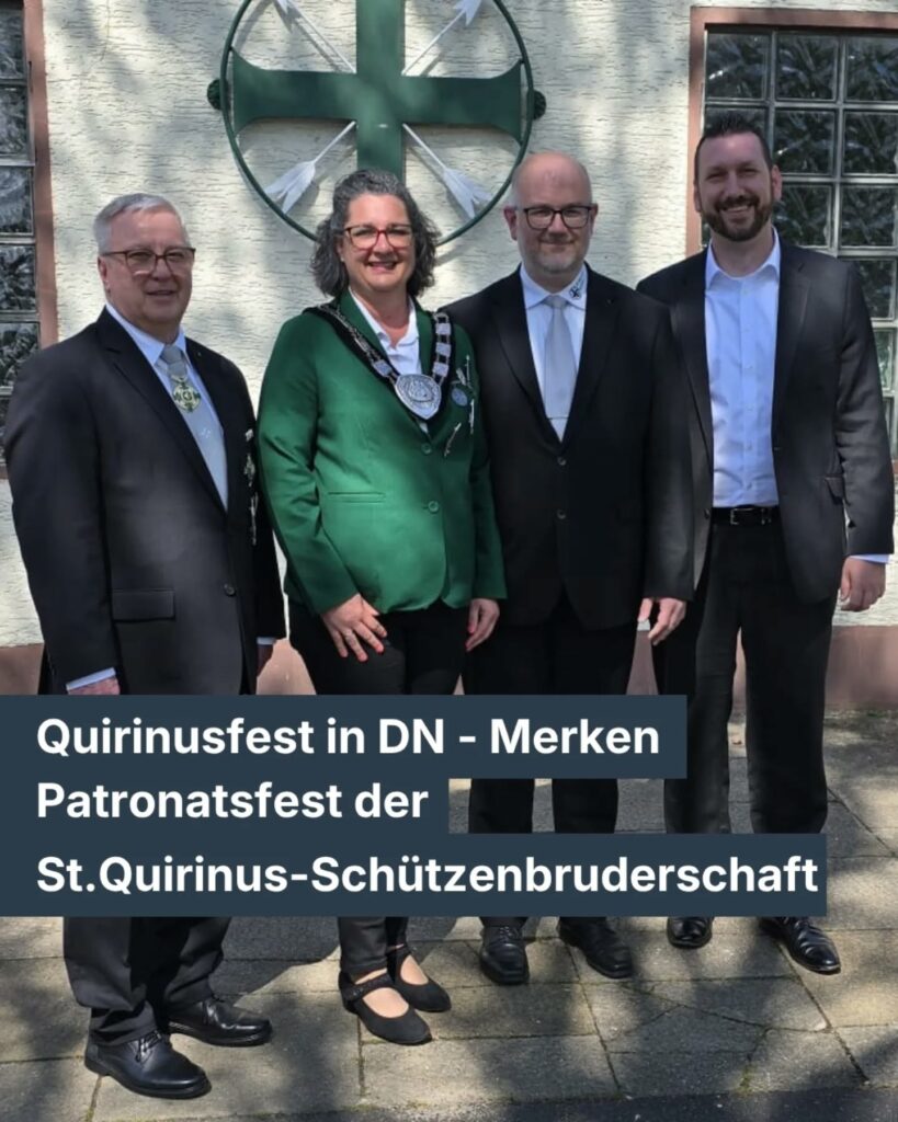 Tradition, die Generationen verbindet: Quirinusfest der Schützen in Merken! 

​D...
