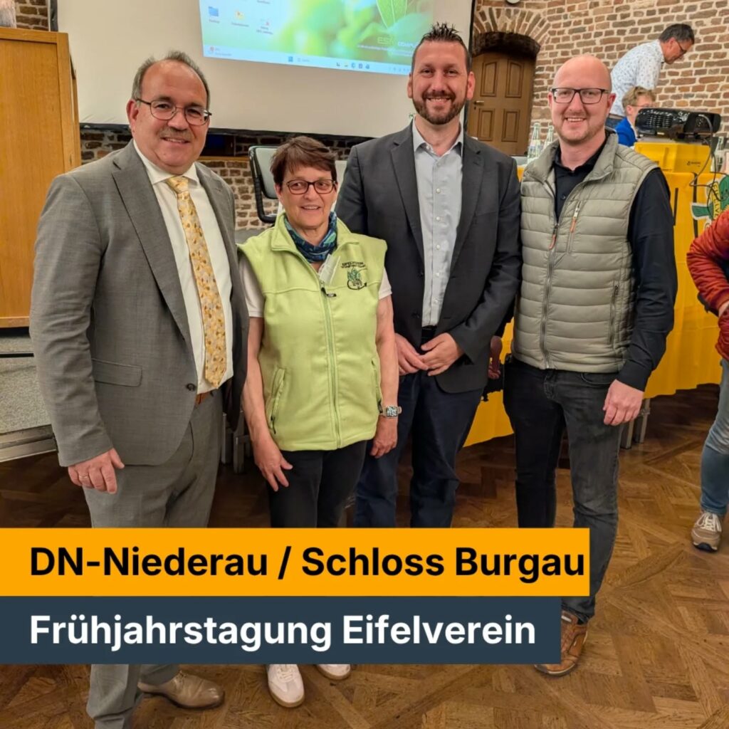 Frühjahrstagung des Eifelvereins: Premiere in der "guten Stube" der Stadt auf S...