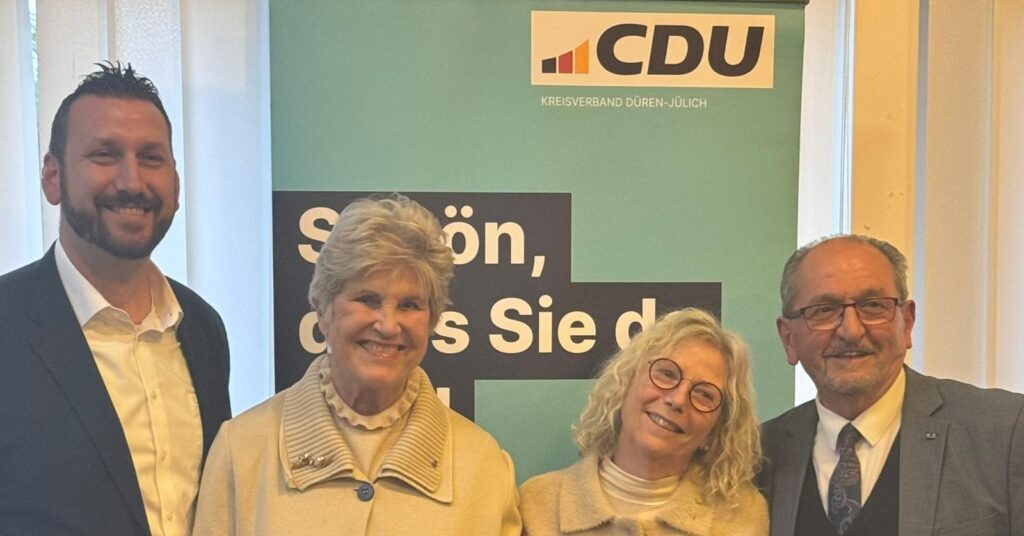 Mitgliederversammlung beim CDU-Ortsverband Düren-Süd: Ein Abend des Gedenkens, ...
