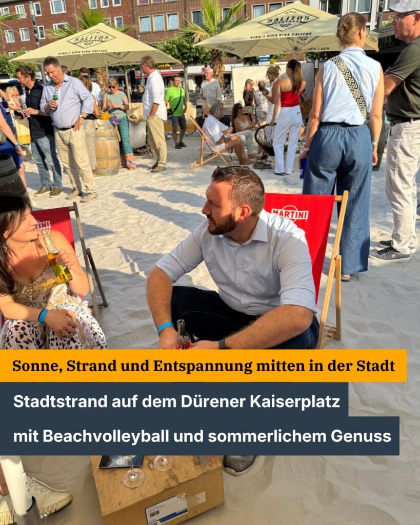 Sommer, Sonne, Stadtstrand! Urlaubsfeeling mitten in Düren
Pünktlich zum Star...