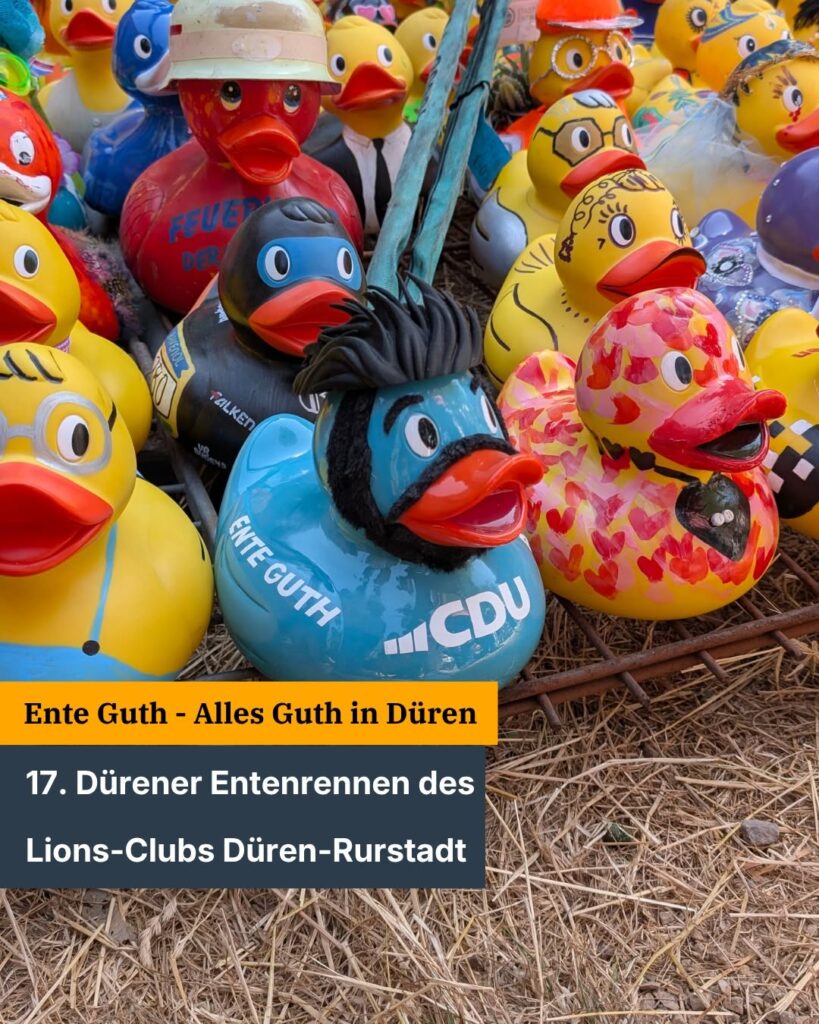 Ente Guth – Alles Guth: Gemeinsam für soziale Projekte beim 17. Dürener Entenre...